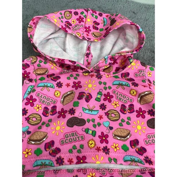 Build A Bear BABW Girl Scouts Outfit Denim Skirt Hoodie Pullover Pink Blue 2 Pc - Picture 3 of 7